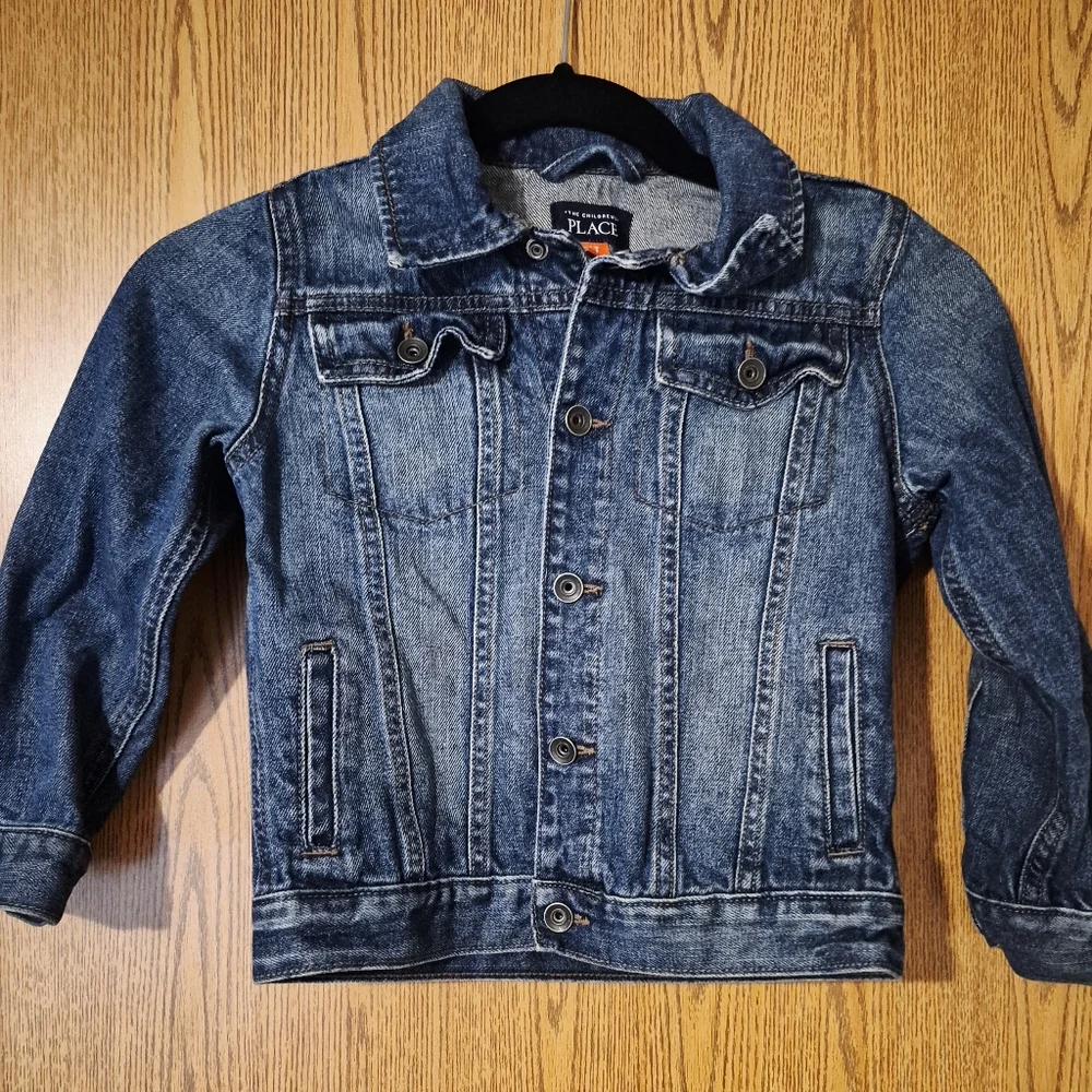 The Children's Place Classic Blue Jean Jacket Size 5T